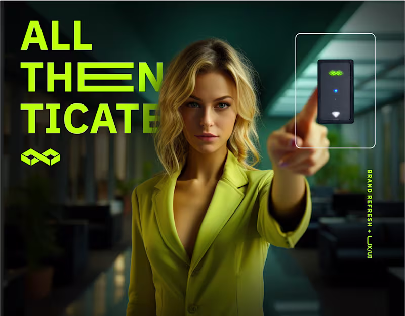 Cover image for Allthenticate | UX/UI · [Brand Refresh]