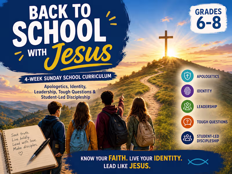 Cover image for Back to School with Jesus