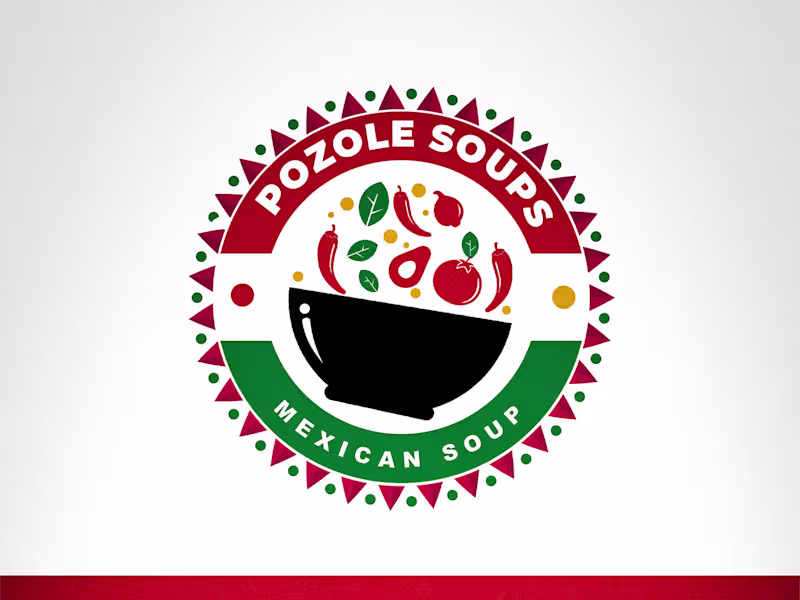Cover image for 
Mexican Soup logo design | Pozole Soups