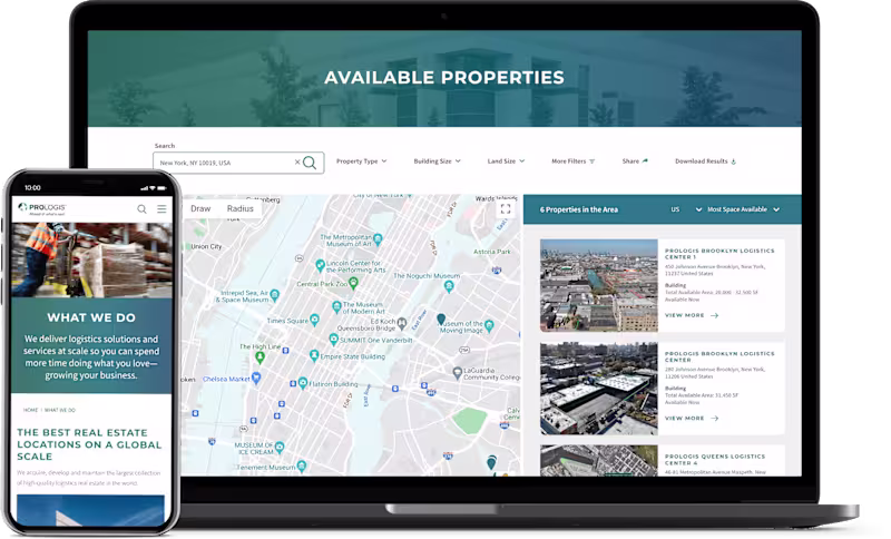 Cover image for Prologis.com: Redesign of a Global Website Network