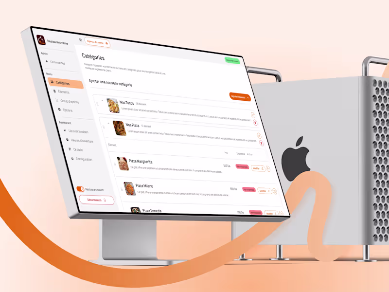 Cover image for Wadjed - Restaurant management saas UX/UI case study
