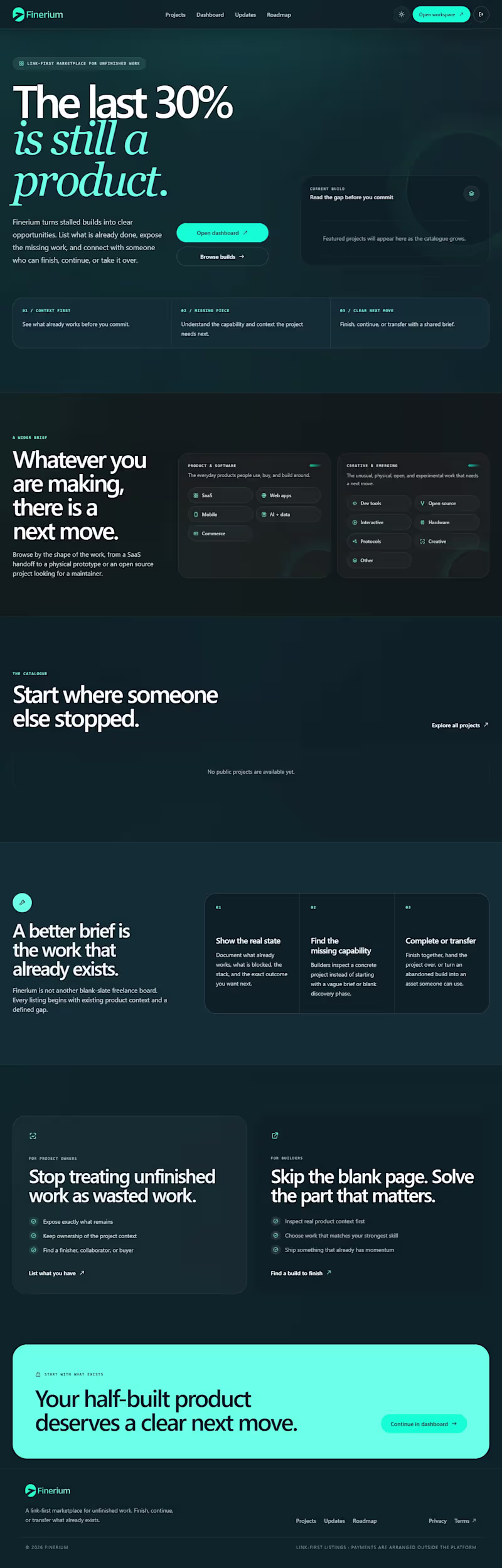 Cover image for Finerium | Product Design & Web Build