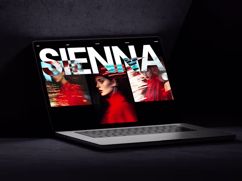 Cover image for Siennaa — A Sleek Portfolio for Photographer