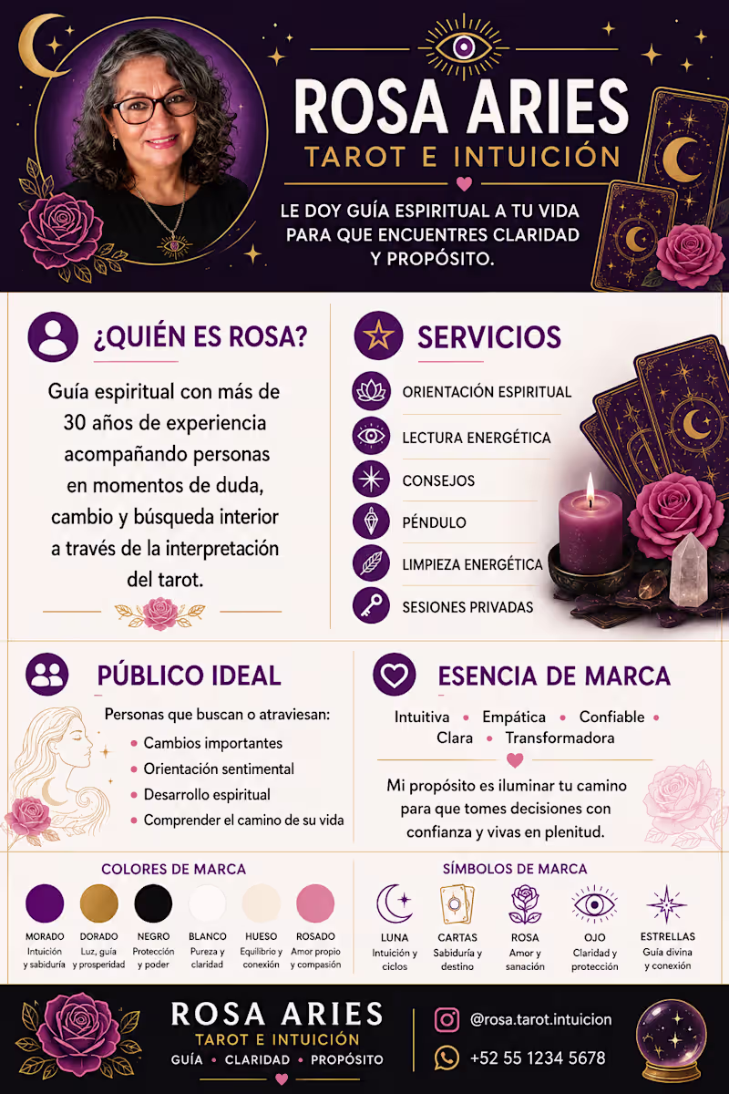 Cover image for Rosa Aurora de Luz — Spiritual Brand Identity