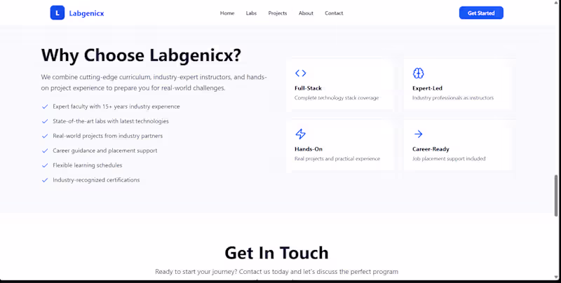 Cover image for Designed and developed a professional corporate website for ...