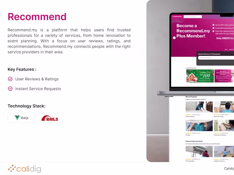 Cover image for Recommend.my: Connect with Top Professionals