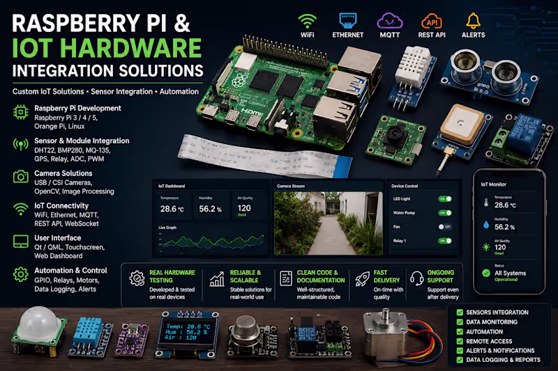 Cover image for Developed Raspberry Pi and embedded