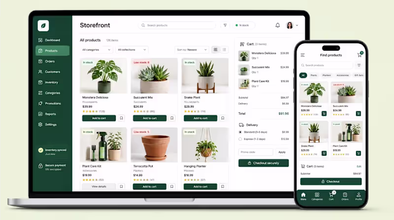Cover image for E-commerce Website Design & Development