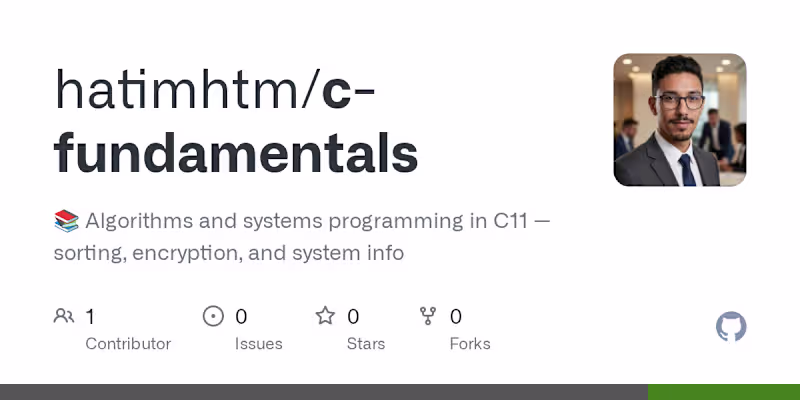 Cover image for C Fundamentals: Core CS Concepts