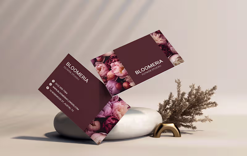 Cover image for Business card with the final file for printing