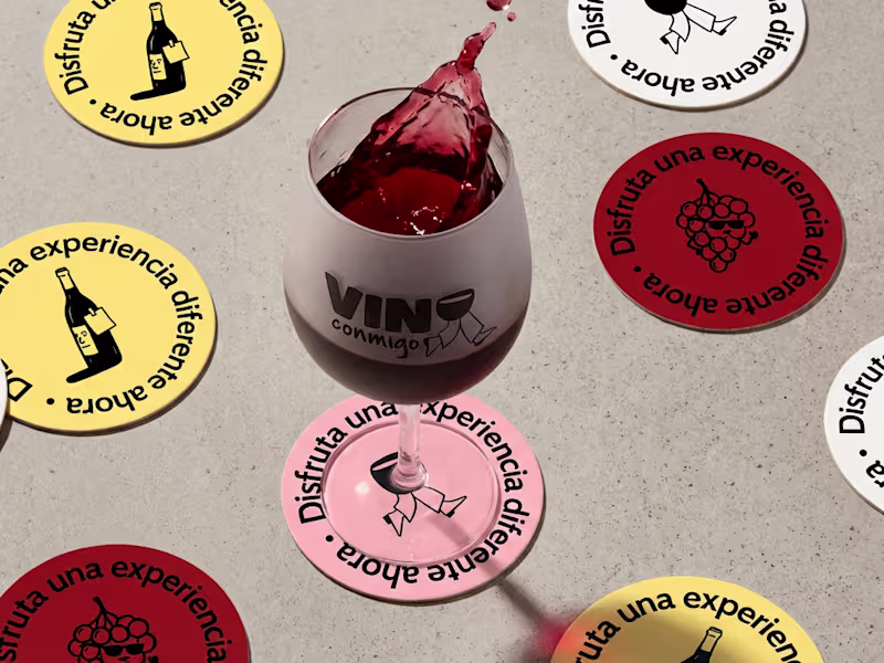 Cover image for VinoConmigo Branding & Creative Direction