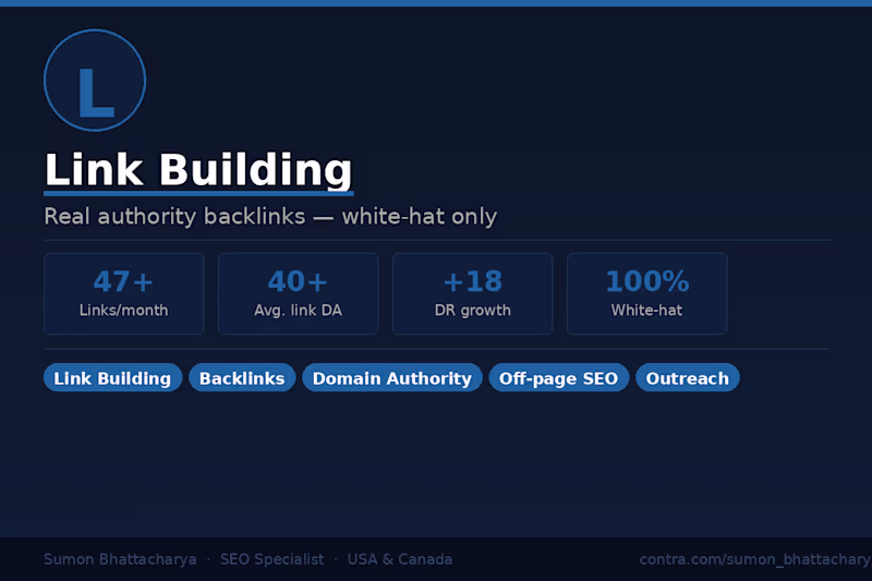 Cover image for White-Hat Link Building - Real Authority Backlinks for Local Bus