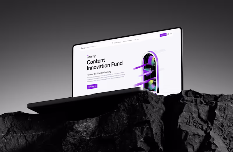 Cover image for Udemy - Content Innovation Fund