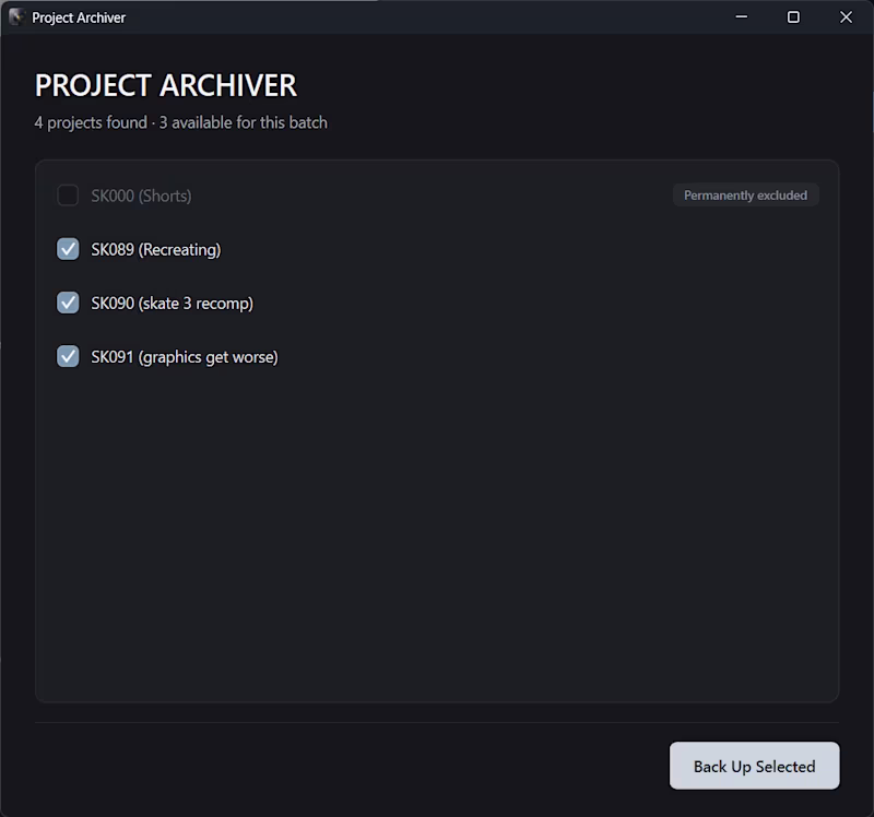 Cover image for Project Archiver
Built a desktop workflow