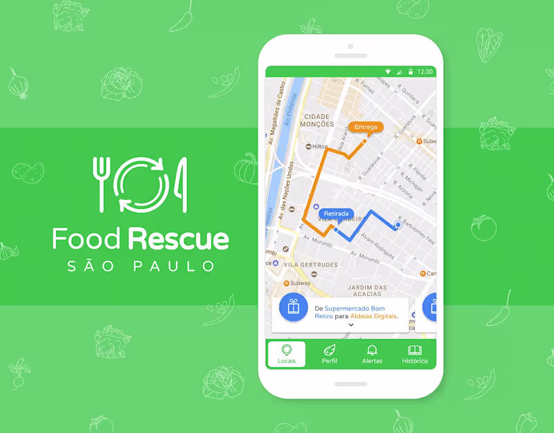 Cover image for Food Rescue Mobile App UI/UX