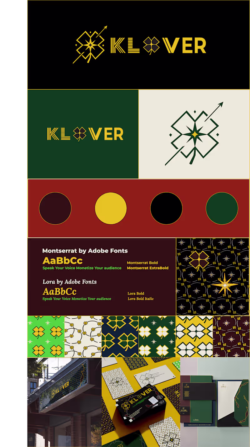 Cover image for KLOVER-Studio-Visual-Architecture and Creator Brand System
