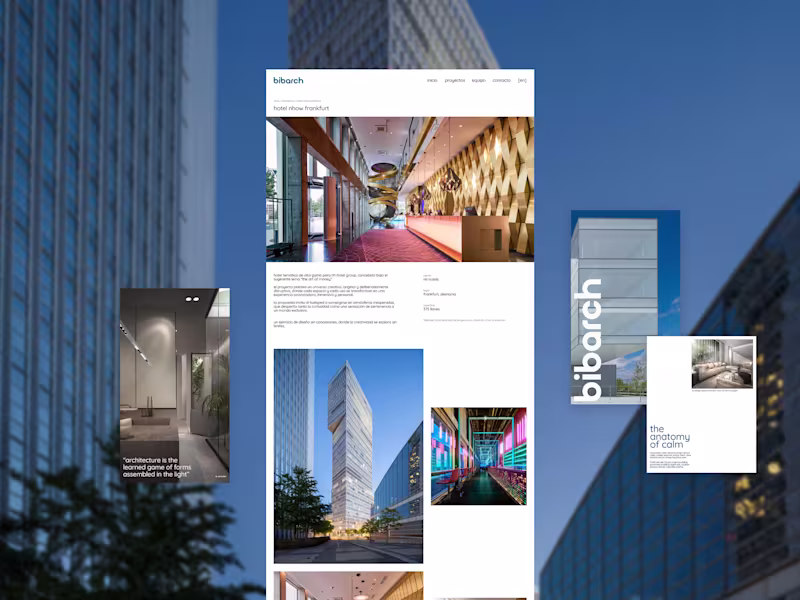 Cover image for Website Redesign for a Madrid-Based Architecture Studio