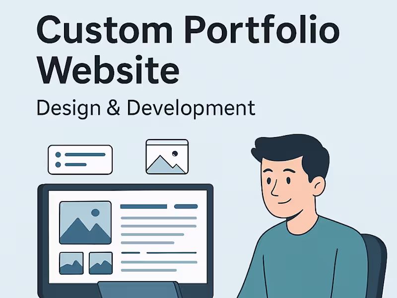 Cover image for Custom Portfolio Website Design & Development