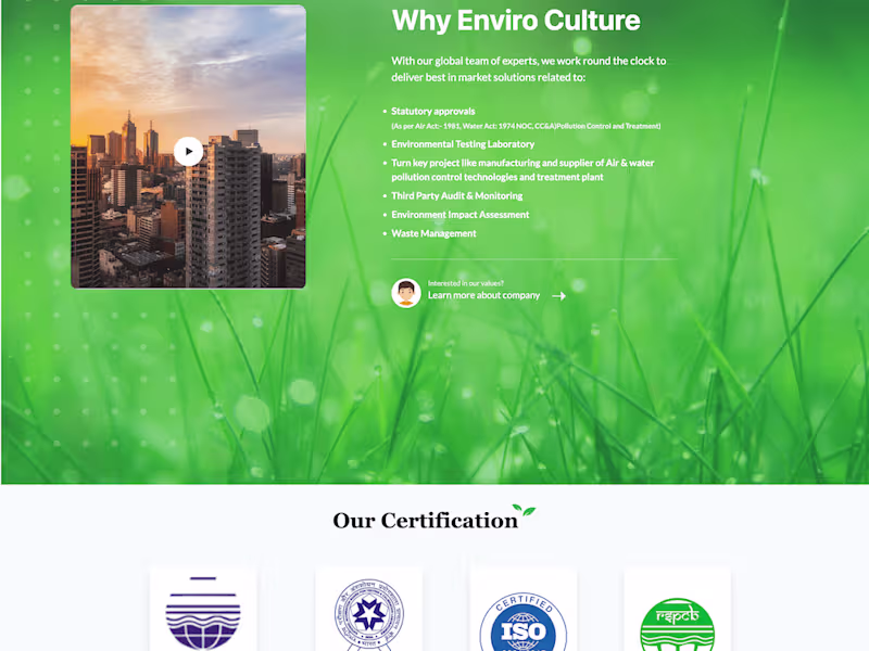 Cover image for Business website