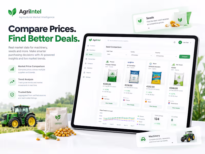 Cover image for Agricultural Market Intelligency Platform