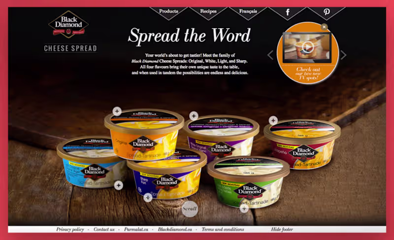 Cover image for Client: Black Diamond Cheese
Project: Black