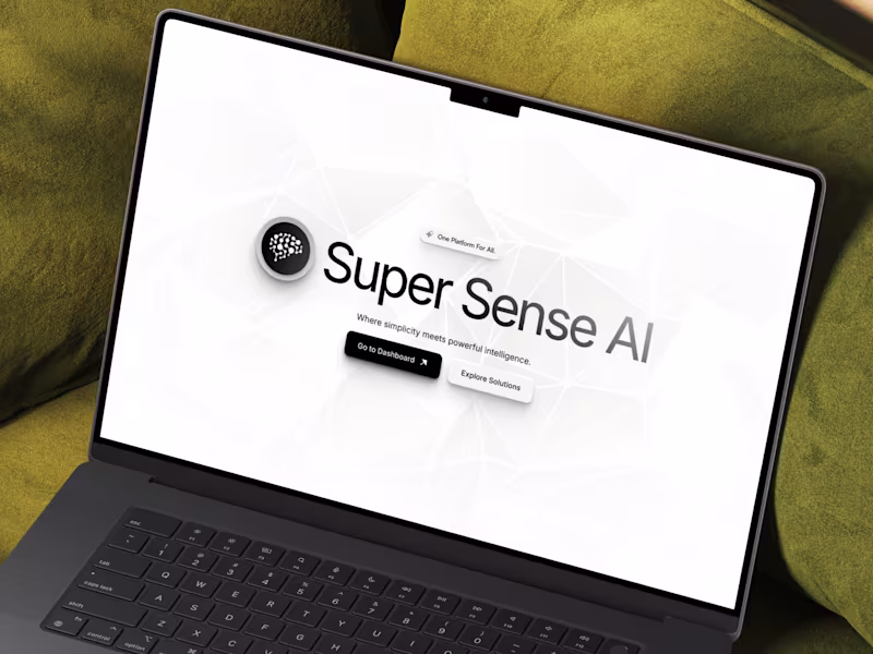 Cover image for Super Sense AI ⚡️ Enterprise Intelligence Platform Design