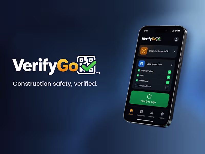 Cover image for VerifyGo: Jobsite Safety and Asset-Management Platform