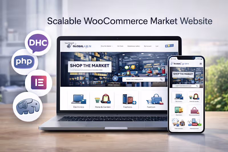 Cover image for Marketplace Website
This project was a