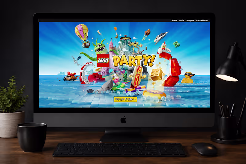 Cover image for We helped the team build out the Lego Party website on webflow