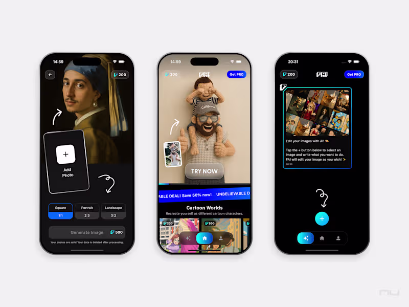 Cover image for Fai App Interface Design