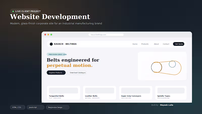Cover image for Custom Website Development