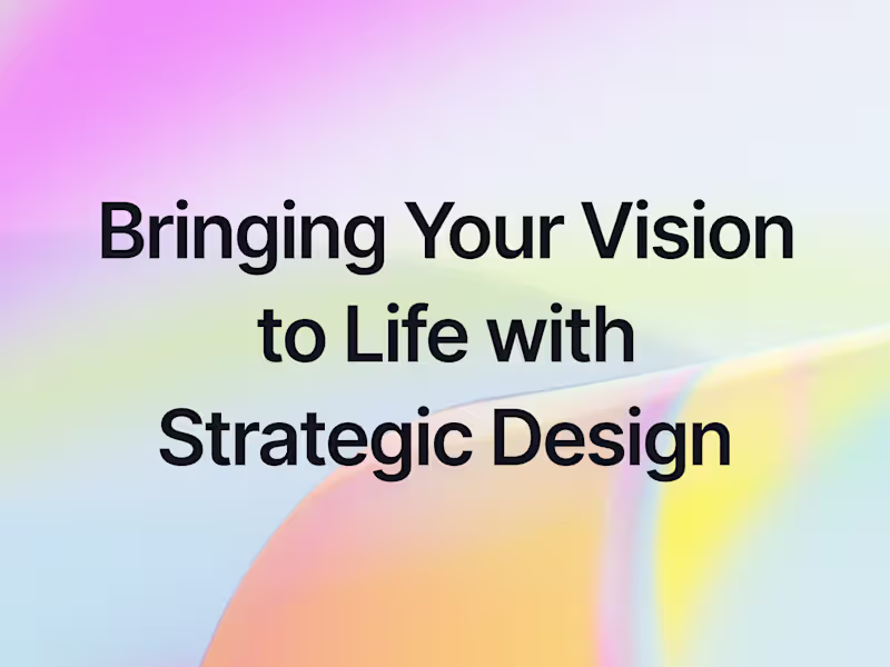 Cover image for I help businesses create experiences that connect and convert.