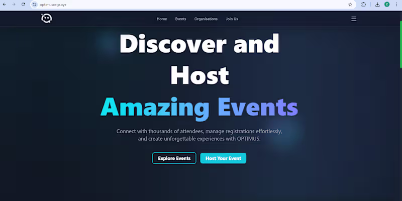 Cover image for It Was website made for