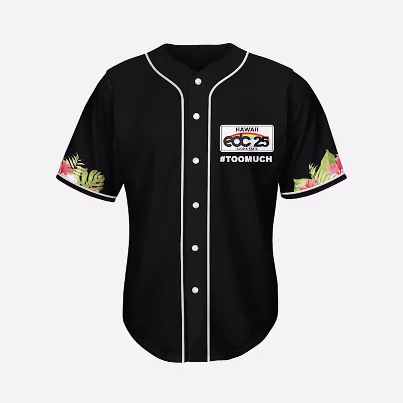 Cover image for EDC Baseball Jersey & Face Mask