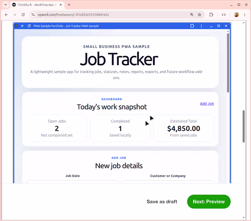 Cover image for https://timbone72-cc.github.io/pwa-sample-portfolio/ 