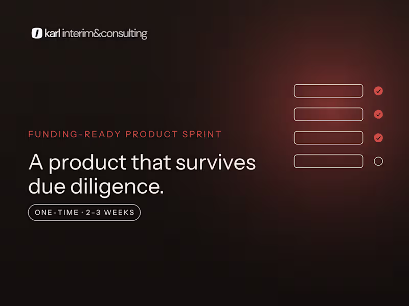 Cover image for Funding-Ready Product Sprint