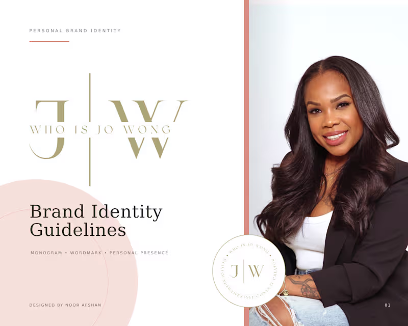 Cover image for Jo Wong Personal Brand Identity