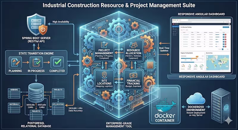 Cover image for Industrial Construction Resource & Project
