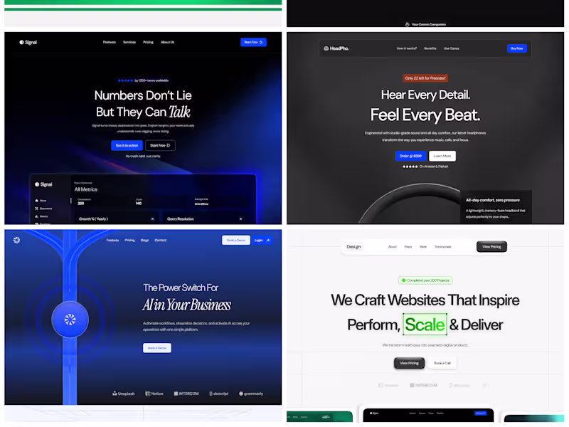 Cover image for Landing Page design and development | Framer, Webflow