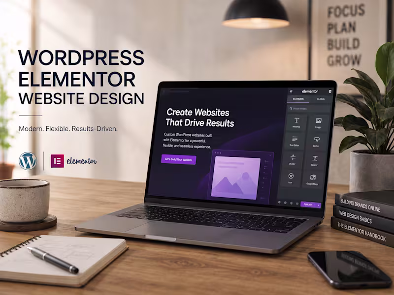 Cover image for Wordpress Elementor- Full Build and Redesign