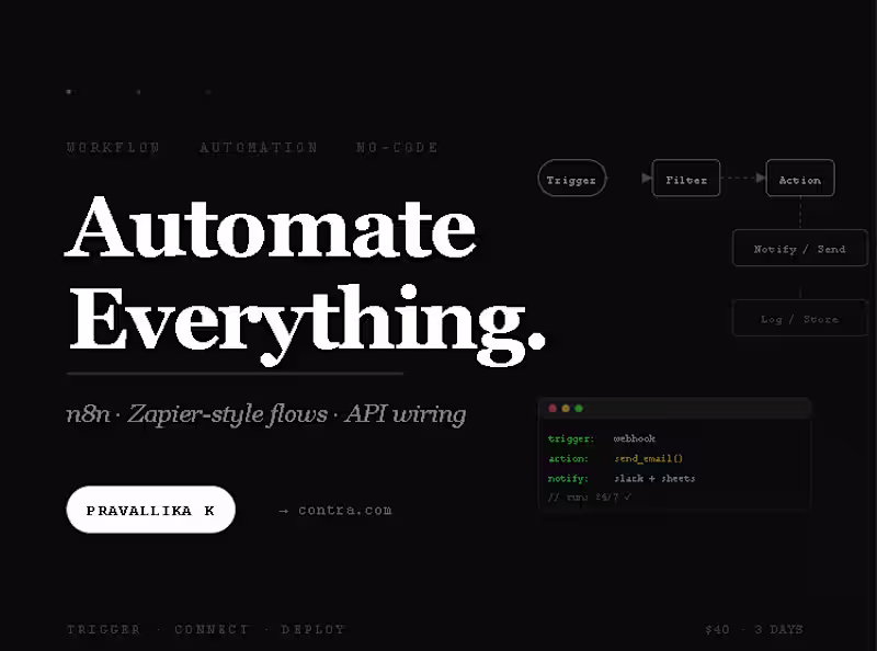 Cover image for I'll set up your n8n automation workflow