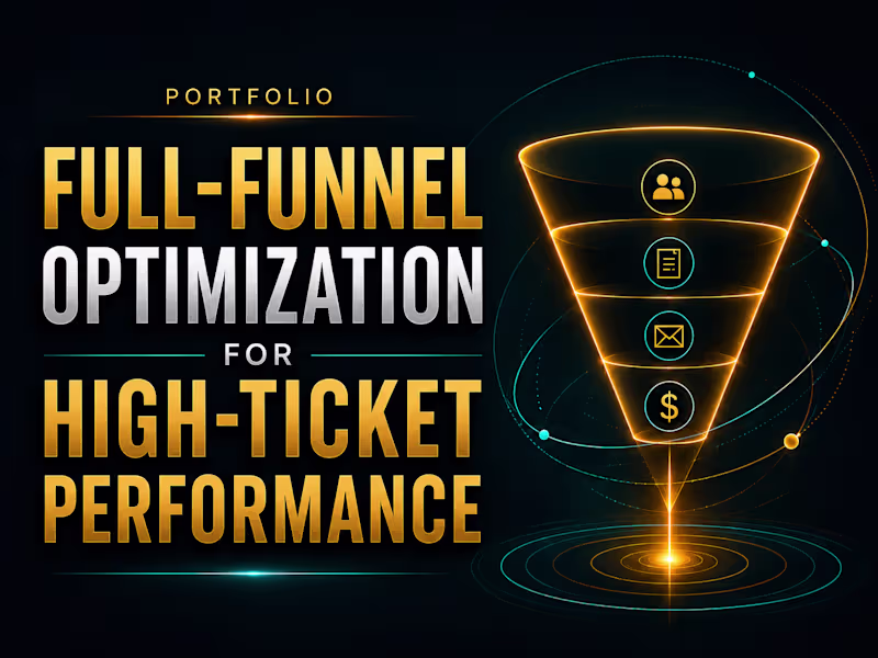 Cover image for Full-Funnel Optimization for a High-Ticket Performance Coach