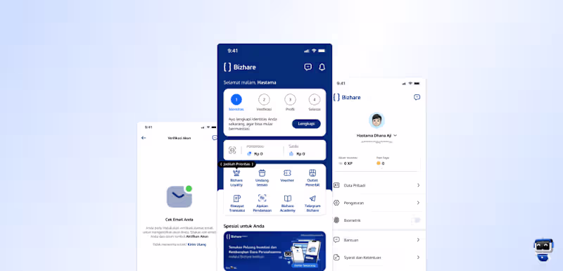 Cover image for Bizhare App Redesign