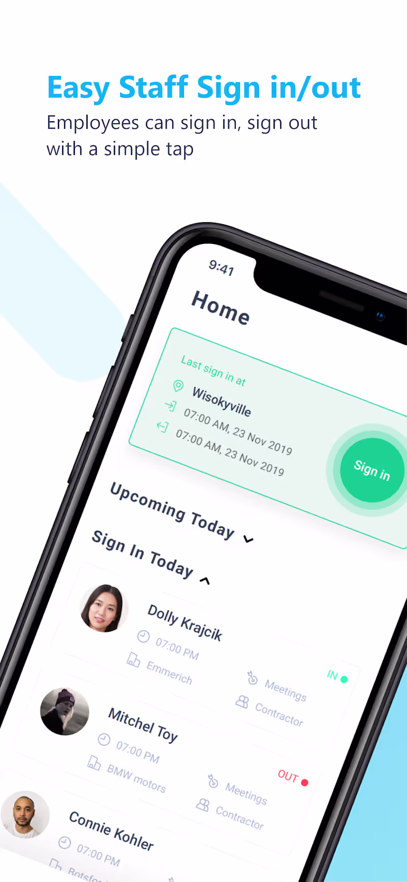 Cover image for My Visitly App for employees