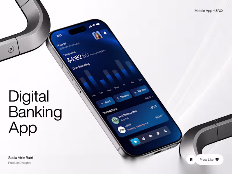 Cover image for Digital Banking App Mobile UI/UX