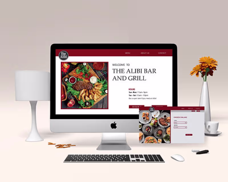 Cover image for The Alibi Bar & Grill Redesign