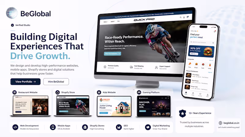 Cover image for Custom Website Design & Development