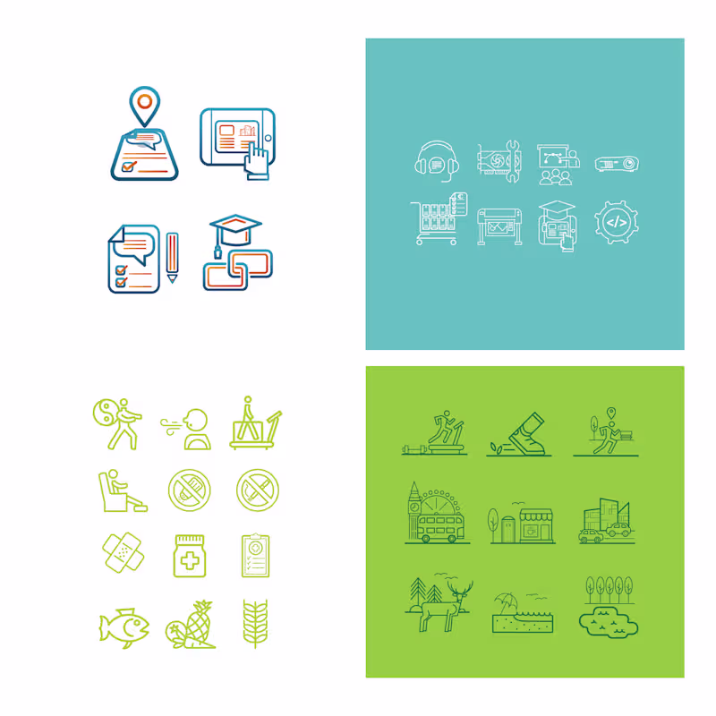 Cover image for Icons – Various Projects
Top Left: