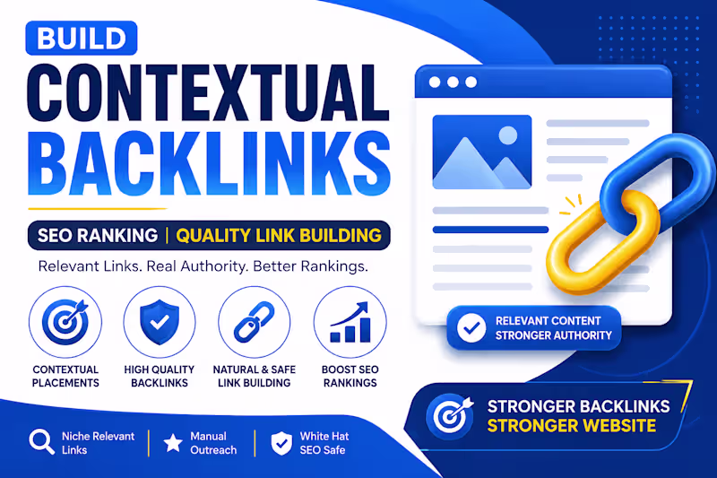 Cover image for Contextual Backlinks and Quality Link Building for SEO
