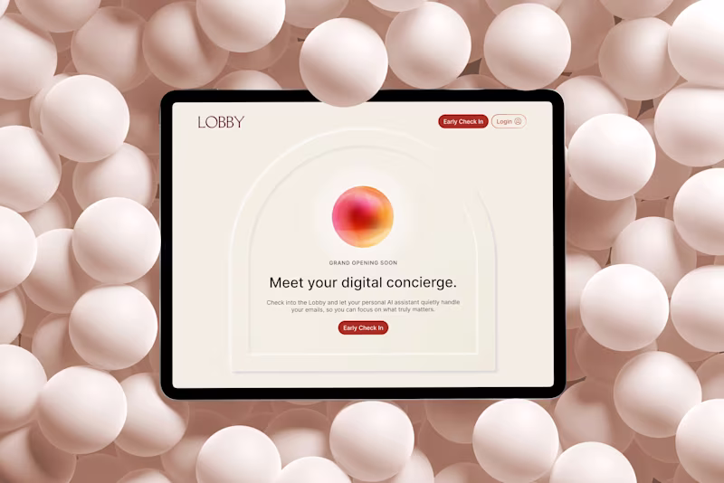 Cover image for Lobby AI / Brand & Web Design